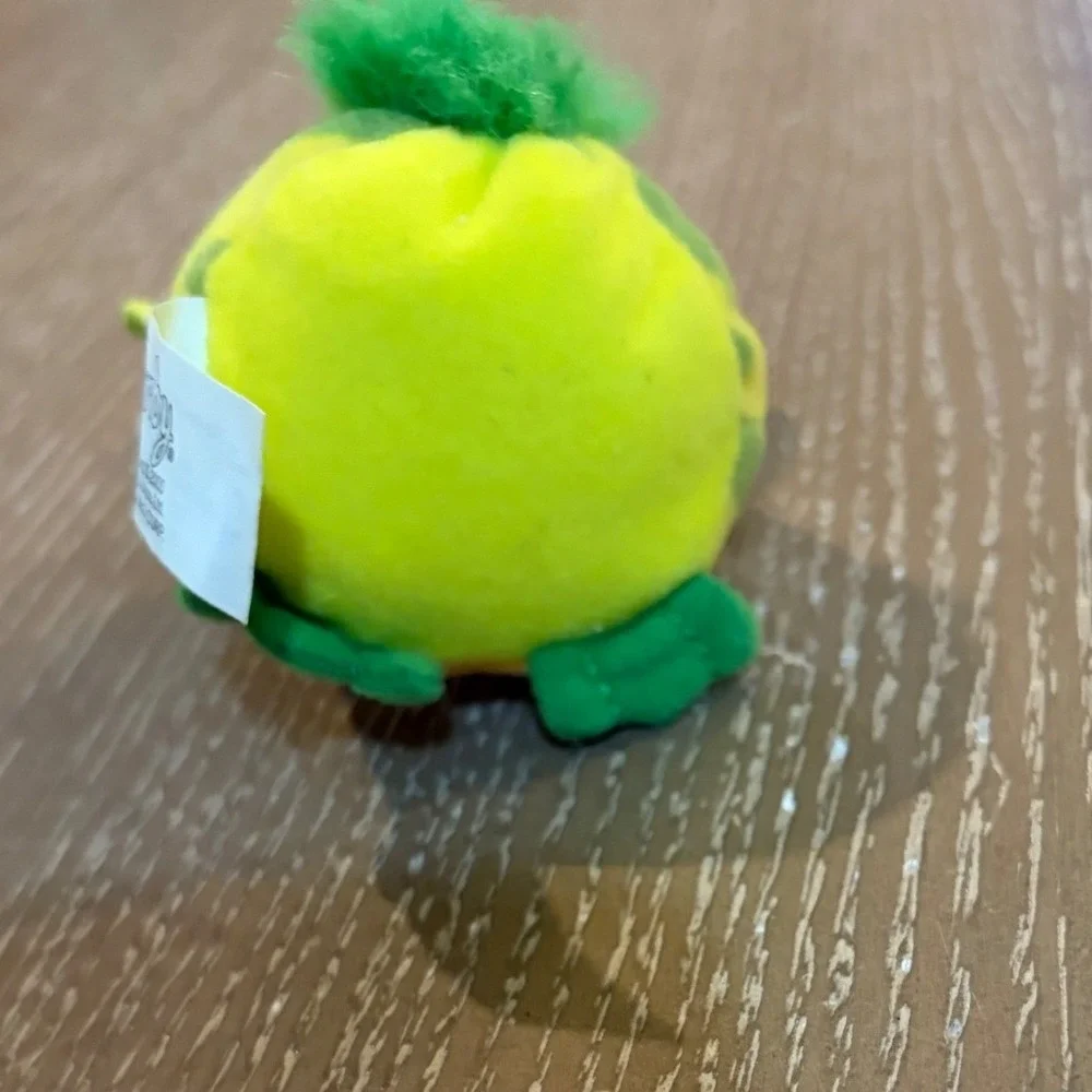 Vintage Furby McDonalds Clip-On Plush Keychain Yellow Green Tiger Electronics